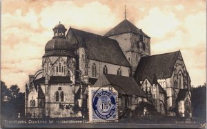 Norway Trondhjems Domkirke for Restaurationen Vintage RPPC C085