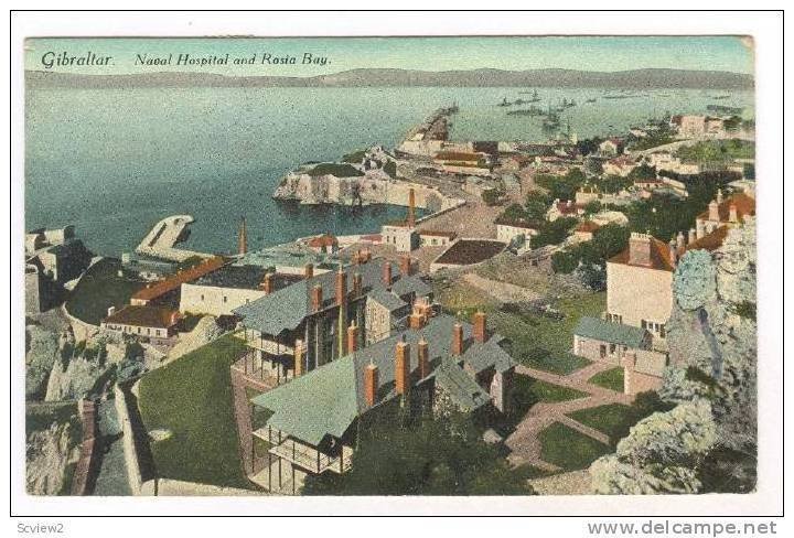 Gibraltar, PU-1925, Naval Hospital & Rosia bay