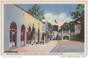 Tennessee Chattanooga War Relic Museum At Point Park Lookout Mountain Curteich