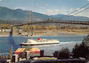 Princess Of Vancouver Passing Under Lions Gate Cruise Ship 