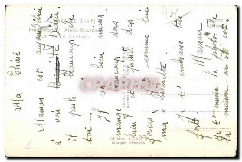 Postcard Old Varades Preventoriun Alexis Ricordean