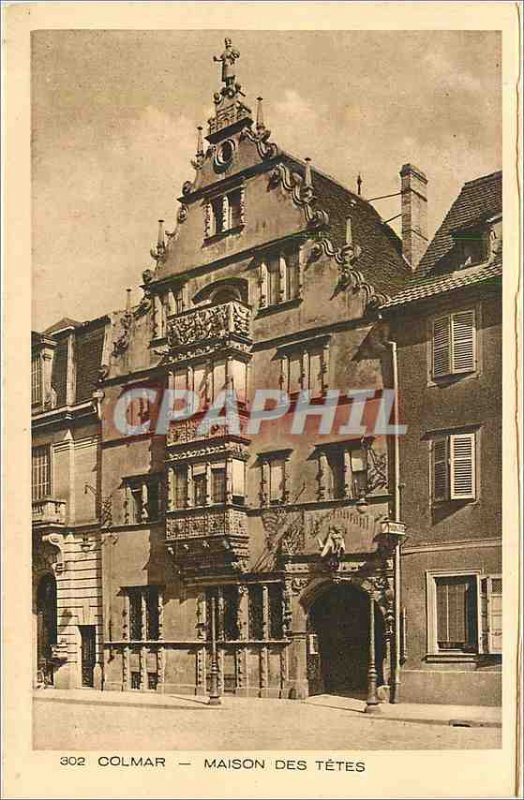 Old Postcard Colmar 302 heads home