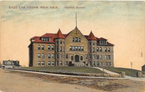 G43/ East Las Vegas New Mexico Postcard c1910 Normal School Building 1