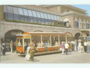 Unused Pre-1980 CABLE CAR AT CASINO AND HOTEL Atlantic City New Jersey NJ hr3845