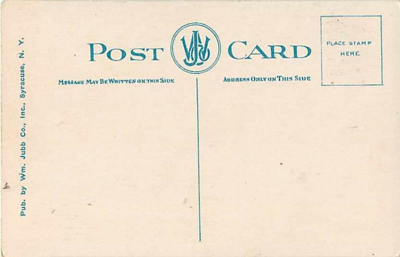 Post Office Canandaigua New York White Border NY