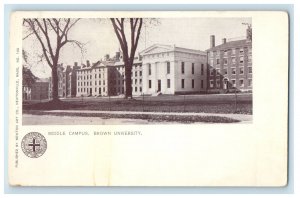 c1900s Middle Campus, Brown University Providence RI PMC Postcard