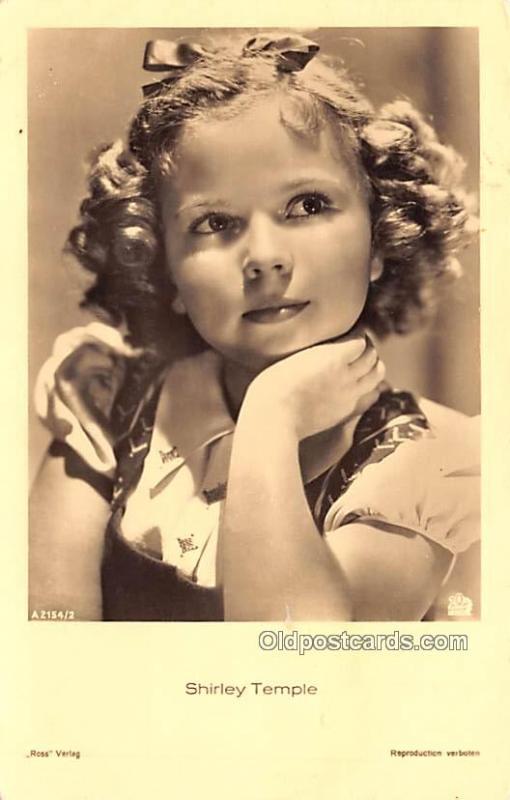 Actress Shirley Temple Unused 