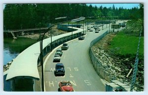 SWARTZ BAY, British Columbia Canada ~ B.C. FERRY TERMINAL ca 1960s Postcard