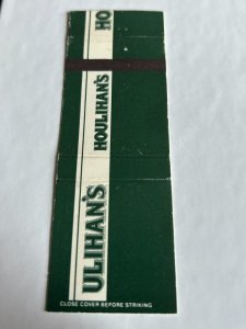 Vintage Matchbook Cover Houlihan's Restaurant MB183