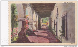 Front Corridor,  Mission San Juan Capistrano,  California,  PU_1950
