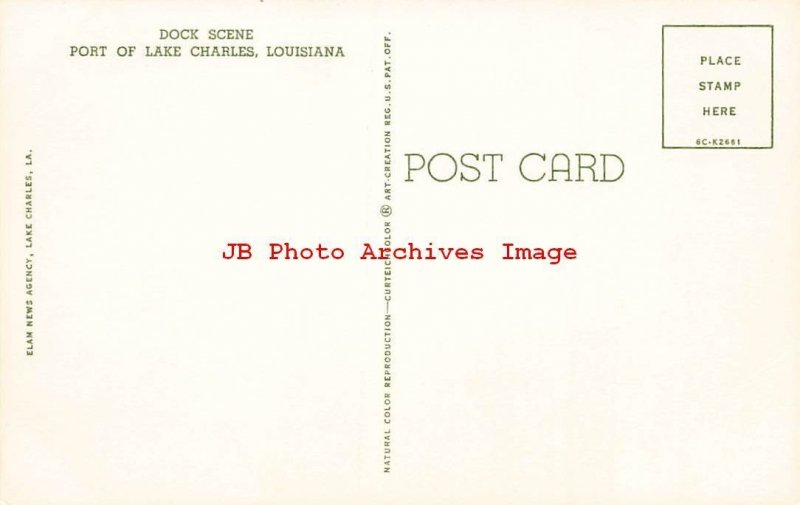 LA, Lake Charles, Louisiana, Steamer S.S. Transatlantic, Loading