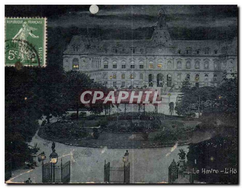 Old Postcard Le Havre The City Hotel
