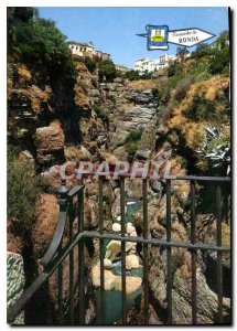 Postcard Modern Ronda The Tajo of Old Bridge