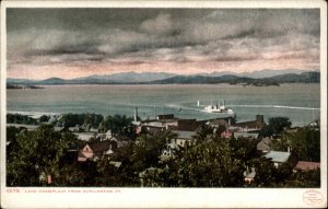 Burlington Vermont VT Lake Champlain Detroit Publishing 1900s-10s Postcard