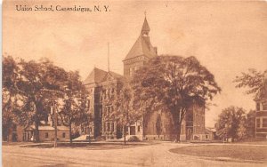 Union School Canandaigua, New York Postcard