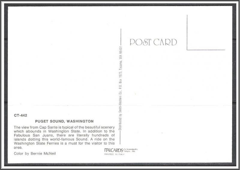 Washington, Puget Sound View from Cap Sante - [WA-021X]