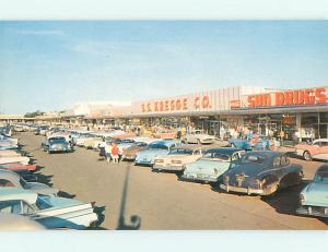 Unused Pre-1980 OLD CARS & KRESGE & DRUG STORE Monroeville PA v2899-49