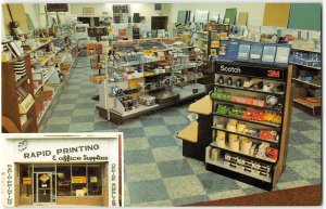 Rapid Printing & Office Supplies Bedford, VA 3M Scotch Tape Vintage Postcard