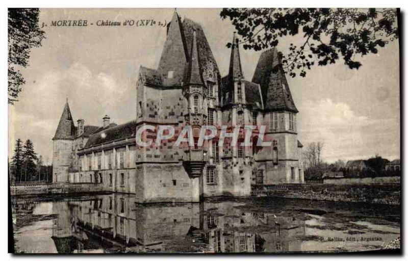 Old Postcard Mortree Chateau d & # 39o