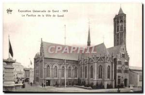 Expo Ghent -Ghent-Belgium-Belgium-1913- The Pavilion of the City of Ghent Pos...