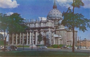 Montreal Canada St James Cathedral 1956 Chrome Postcard  Unused