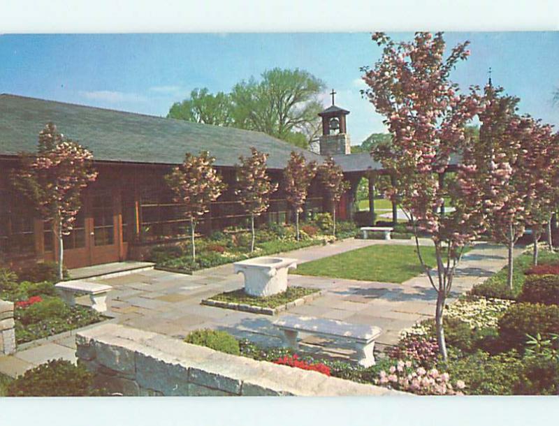 Unused Pre-1980 CHURCH SCENE Cape Cod - Falmouth Massachusetts MA p3304