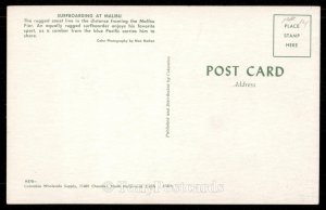 Surfboarding at Malibu