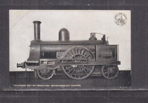 GREAT BRITAIN, TRAIN, 1847 VELOCIPEDE, LONDON & NORTH WESTERN RAILWAY, c1910 ppc