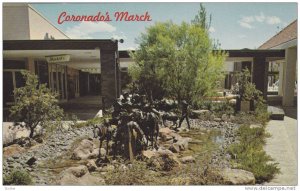 Steel Sculpture of Coronado's March, Horse Sculpture, Coronado Shopping Cente...