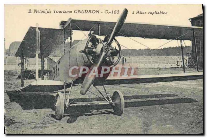 CPA Aviation Avion Avion de tourisme Caudron C 168 a ailes repliables 