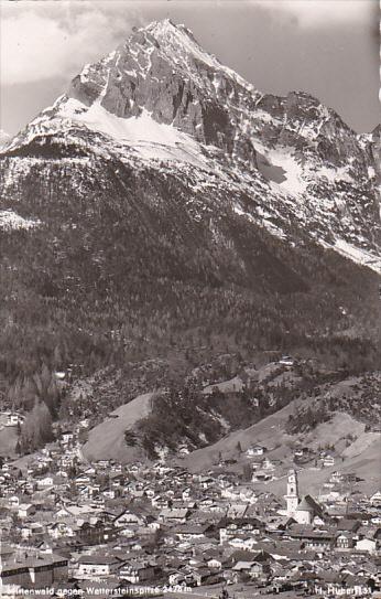 Germany Mittenwald gegen Wettersteinspitze Real Photo