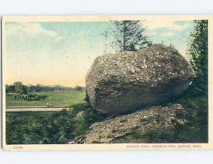 Divided-Back PARK SCENE Boston Massachusetts MA hk7455