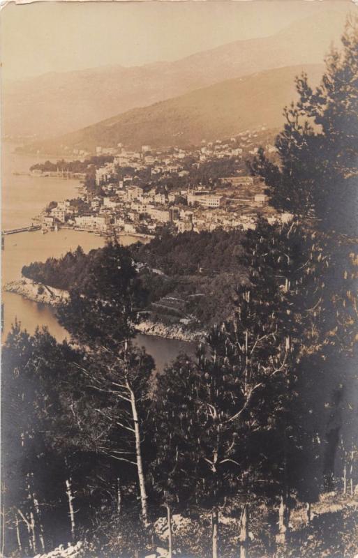 ABBAZIA OPATIJA BOSNIA BOSNIEN BOSNA~BÄHRENDT REAL PHOTO POSTCARD 1912