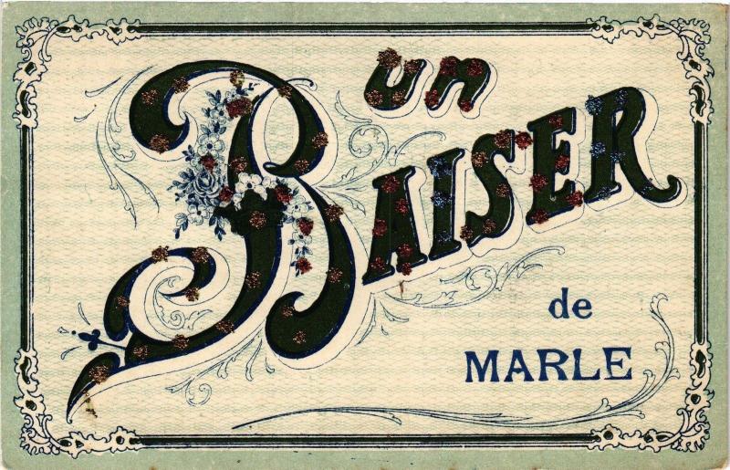 CPA MARLE Un baiser de (191270)