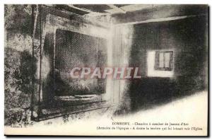 Domremy Old Postcard Bedroom Jeanne d & # 39arc (cabinet of & # 39epoque)