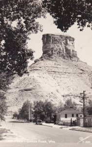 Wyoming Green River Castle Rock Real Photo