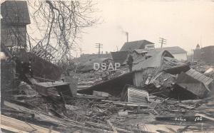 B49/ Fremont Ohio Postcard Real Photo RPPC 1913 Flood Disaster Finch 100