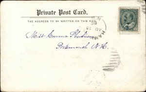 Kennebecasis River New Brunswick NB c1905 Private Mailing Card Postcard