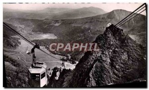 Postcard Modern L & # 39Auvergne Le Sancy View Towards Mont Dore Teleferique