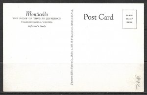 Virginia, Charlottesville - Monticello - Jefferson's Study - [VA-018]