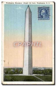 Old Postcard Washington Monument D C