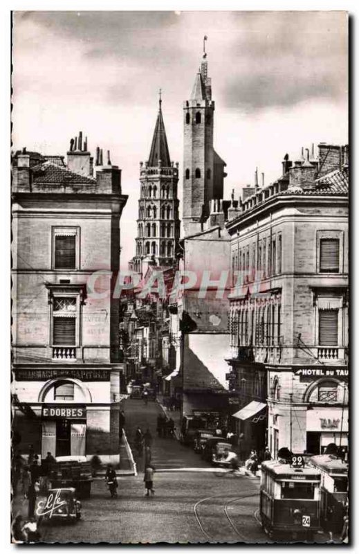 Toulouse - Tower of the Church of Notre Dame du Taur - Old Postcard