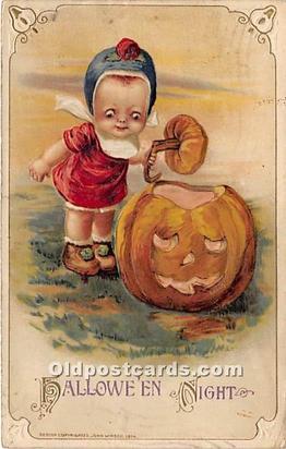 Artist Jason Freixas Halloween 1915 very light wear, light postal marking on ...