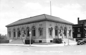 Holdrege Nebraska Post Office Exterior Real Photo Antique Postcard K13856