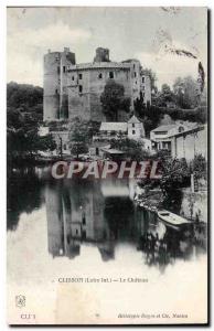 Old Postcard Clisson Chateau