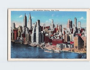 Postcard Midtown Skyline, New York City, New York