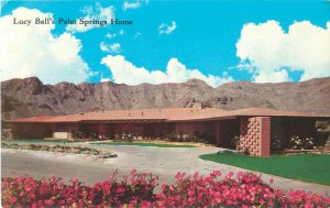 Palm Springs California Lucy Ball's Home  Chrome Postmarked 1971