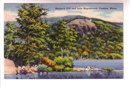 Maidens Cliff, Lake Megunticook, Camden, Maine,