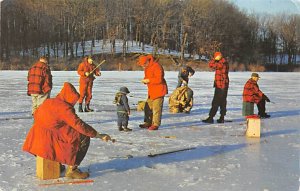 Ice Fishing Michigan, USA Fishing Unused 