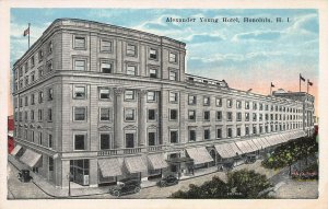 Alexander Young Hotel, Honolulu, Hawaii Territory, Early Postcard, Unused